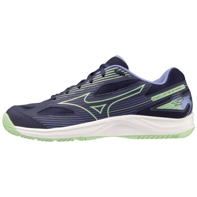 Zapatillas Para Voleibol Mizuno Cyclone Speed 4 Mujer Azules Oscuro / Verdes / Morados - Chile M370